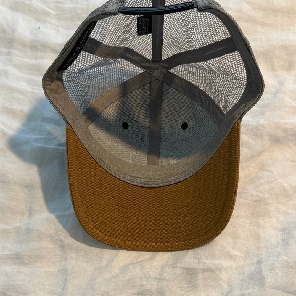 River North Brewery Navy and Tan Cap